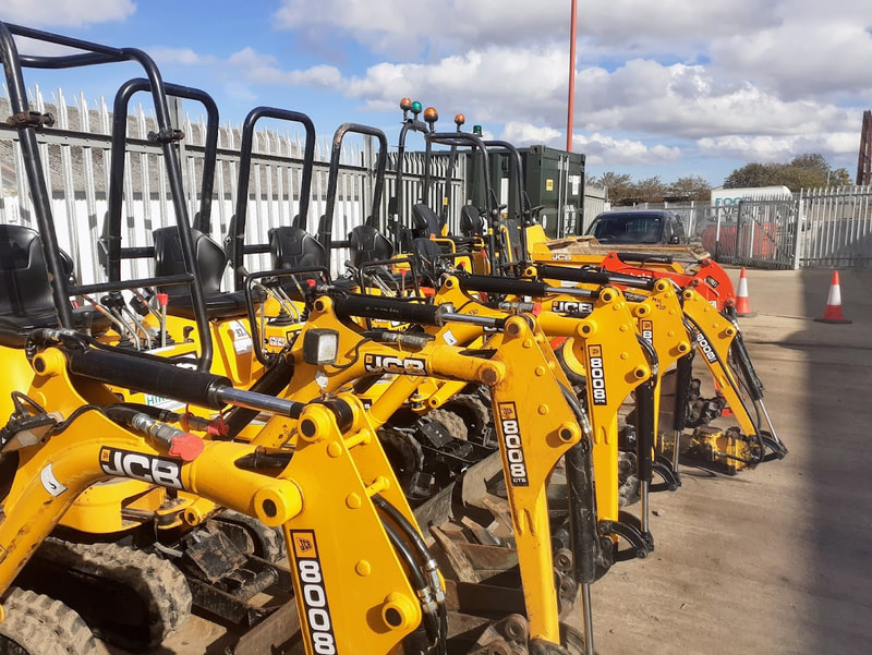 Mini digger hire in Hammersmith for trenching and groundworks