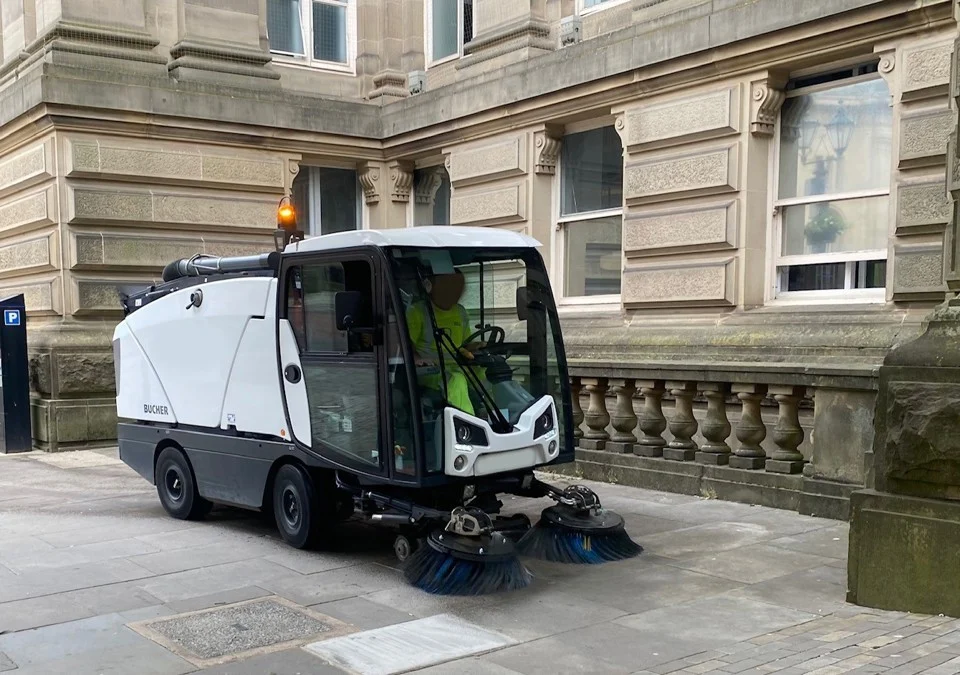 Road sweeper hire in Hammersmith for street cleaning and maintenance